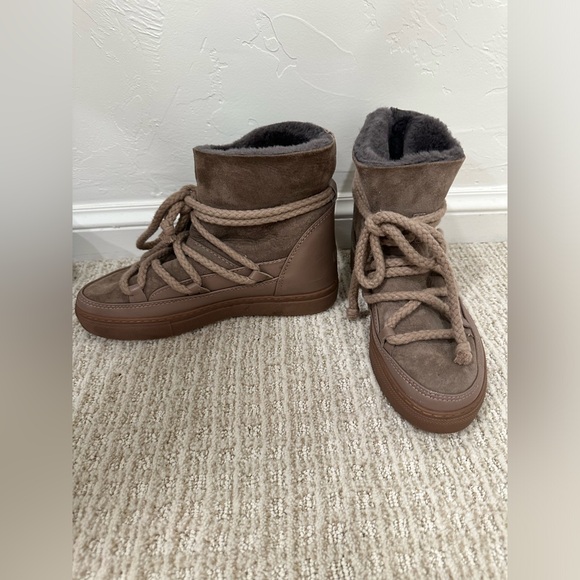 INUIKII - Brown Classic Sneaker Boots - size EU 37 (size 7) - Picture 4 of 8
